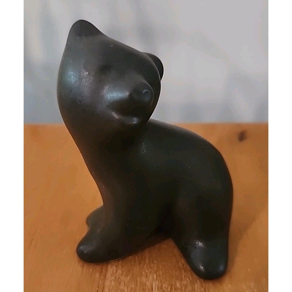 Pigeon forge Pottery Black‎ Bear 4 Inch